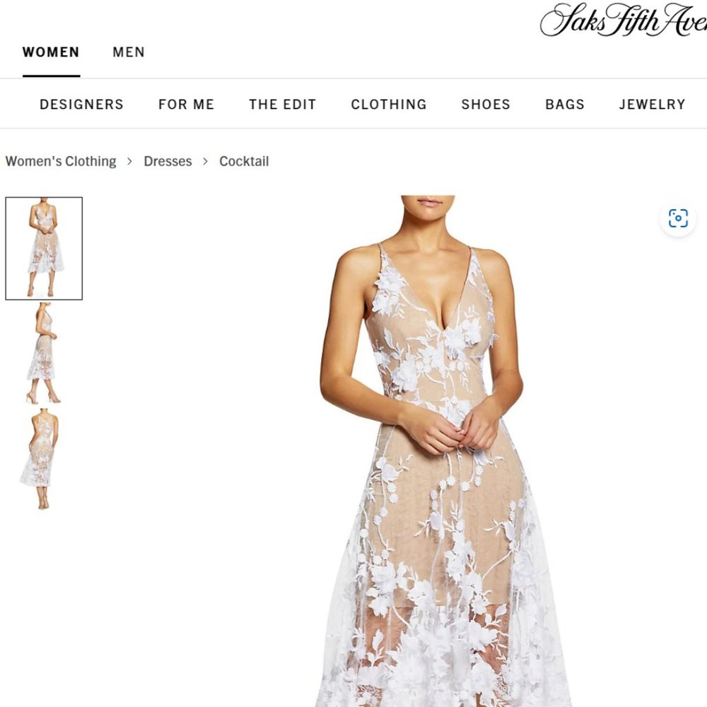 Dress The Population, Audrey Lace A-Line Dress